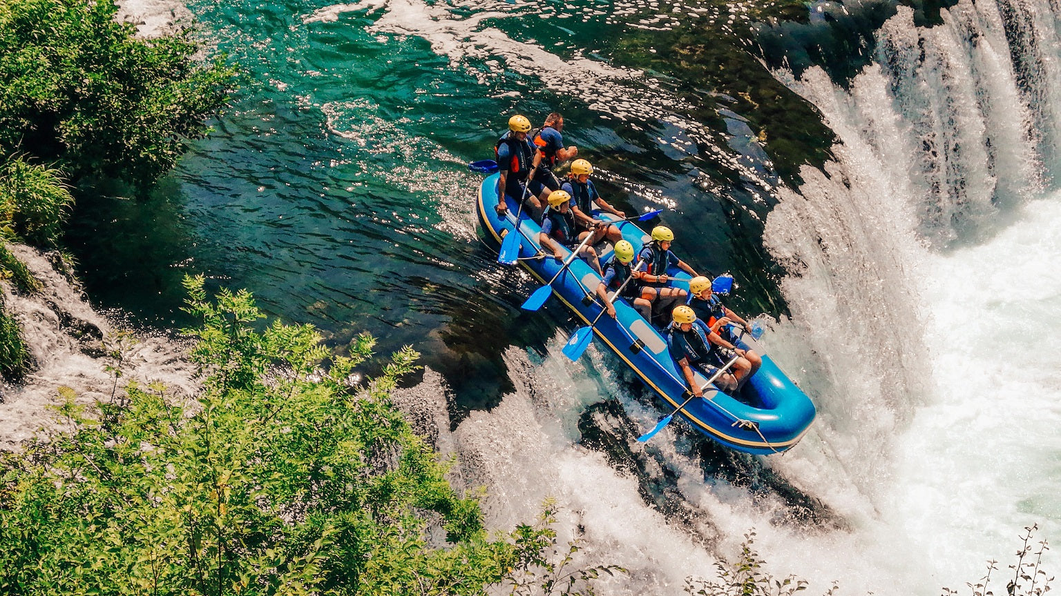 Raften Bosnie Una National Park
