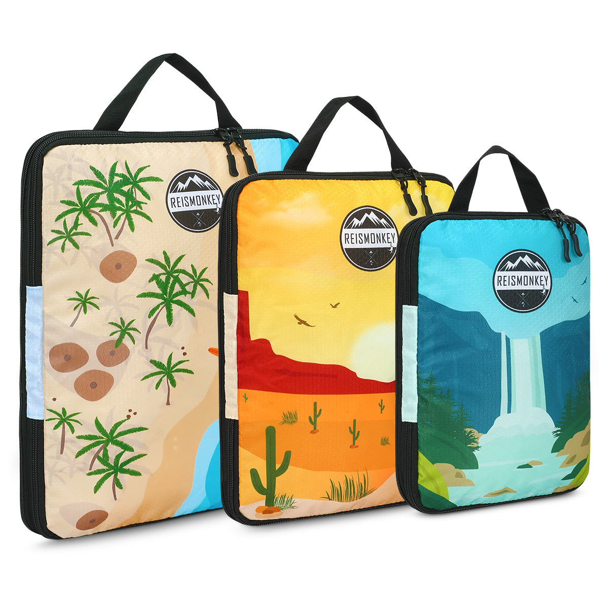 Packing cubes compressie