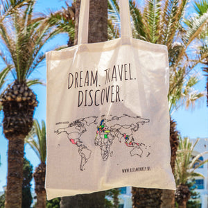 katoenen tas met print